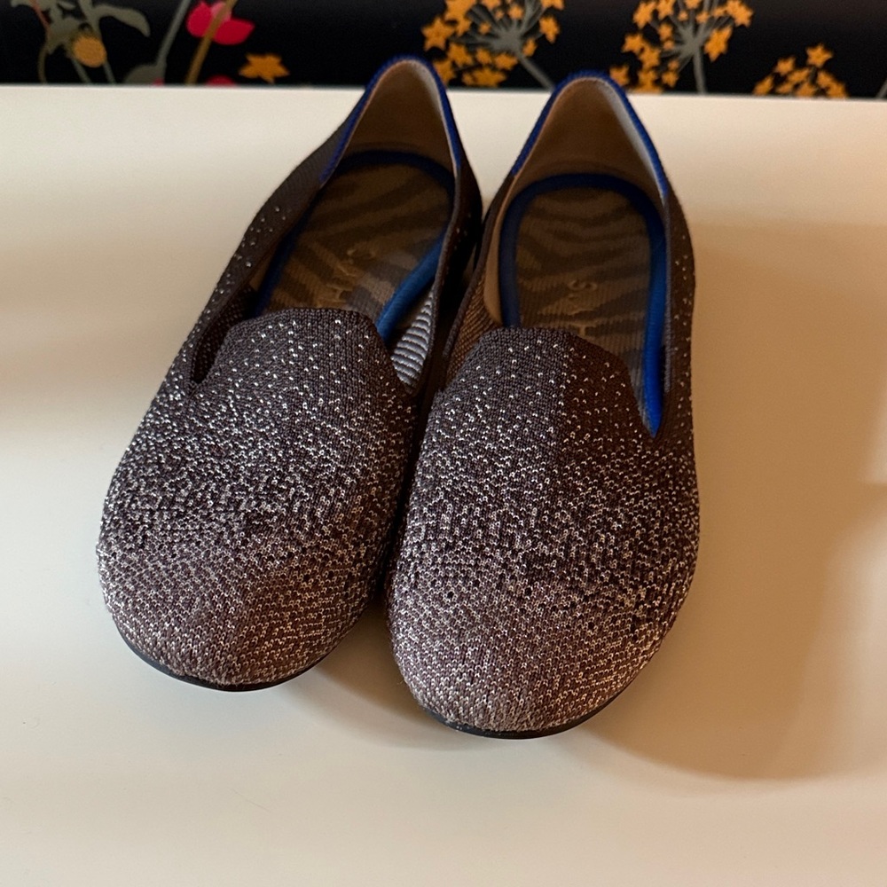 Rothy’s Metallic Loafers, Size 7.5